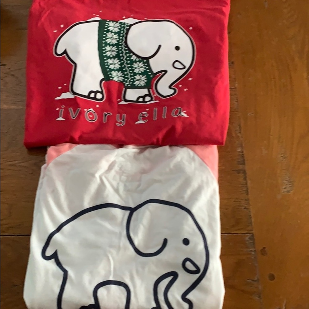 2! Ivory Ella tops